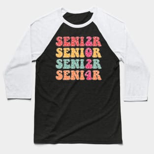 Senior 2024, Retro Graduation, Class of 2024, High School Senior Baseball T-Shirt